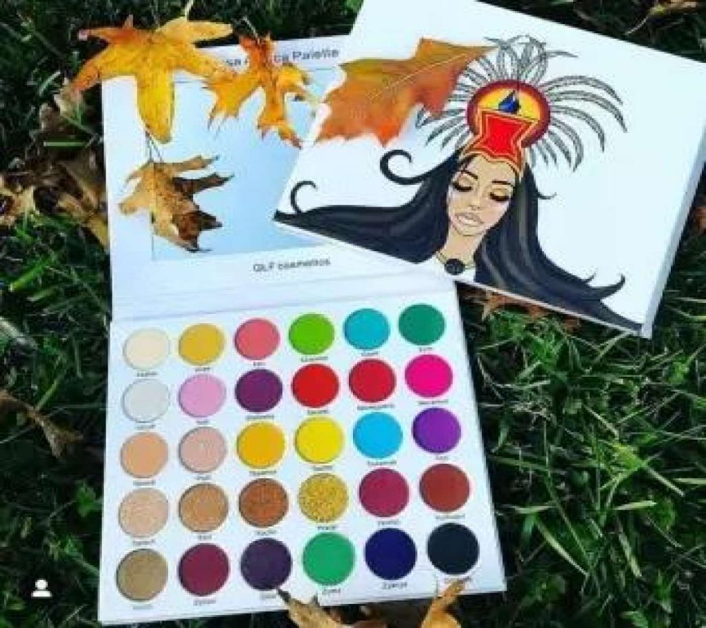 Kiss crown cosmetics Princesa Azteca Palette 30 colors eyeshadow