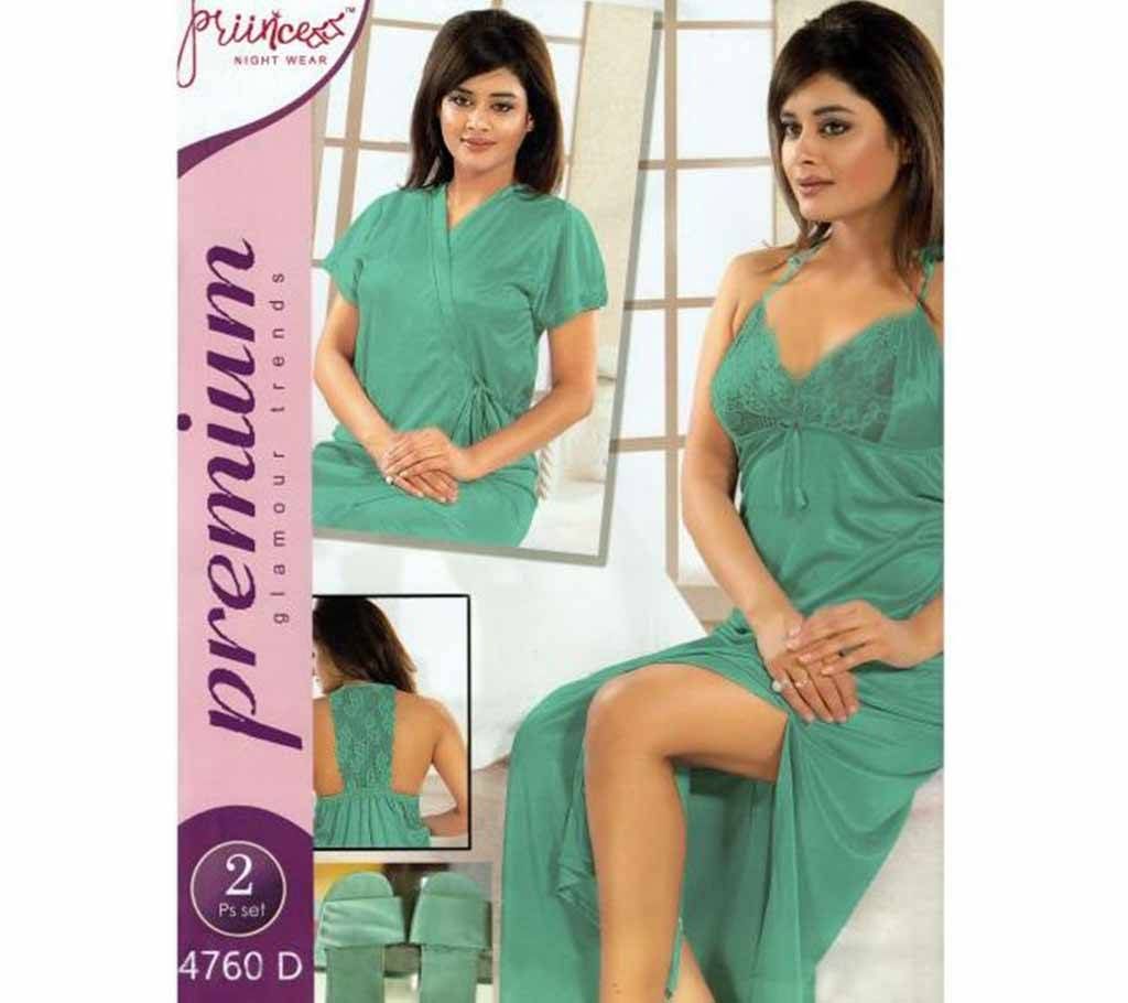 Fashionable Two Part Nighty-4760 D