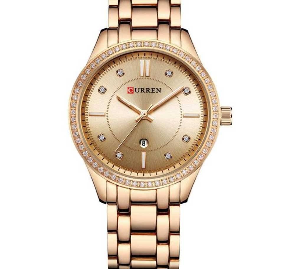 CURREN 9010 Quartz Wristwatches Crystal Watch Women Casual Girl