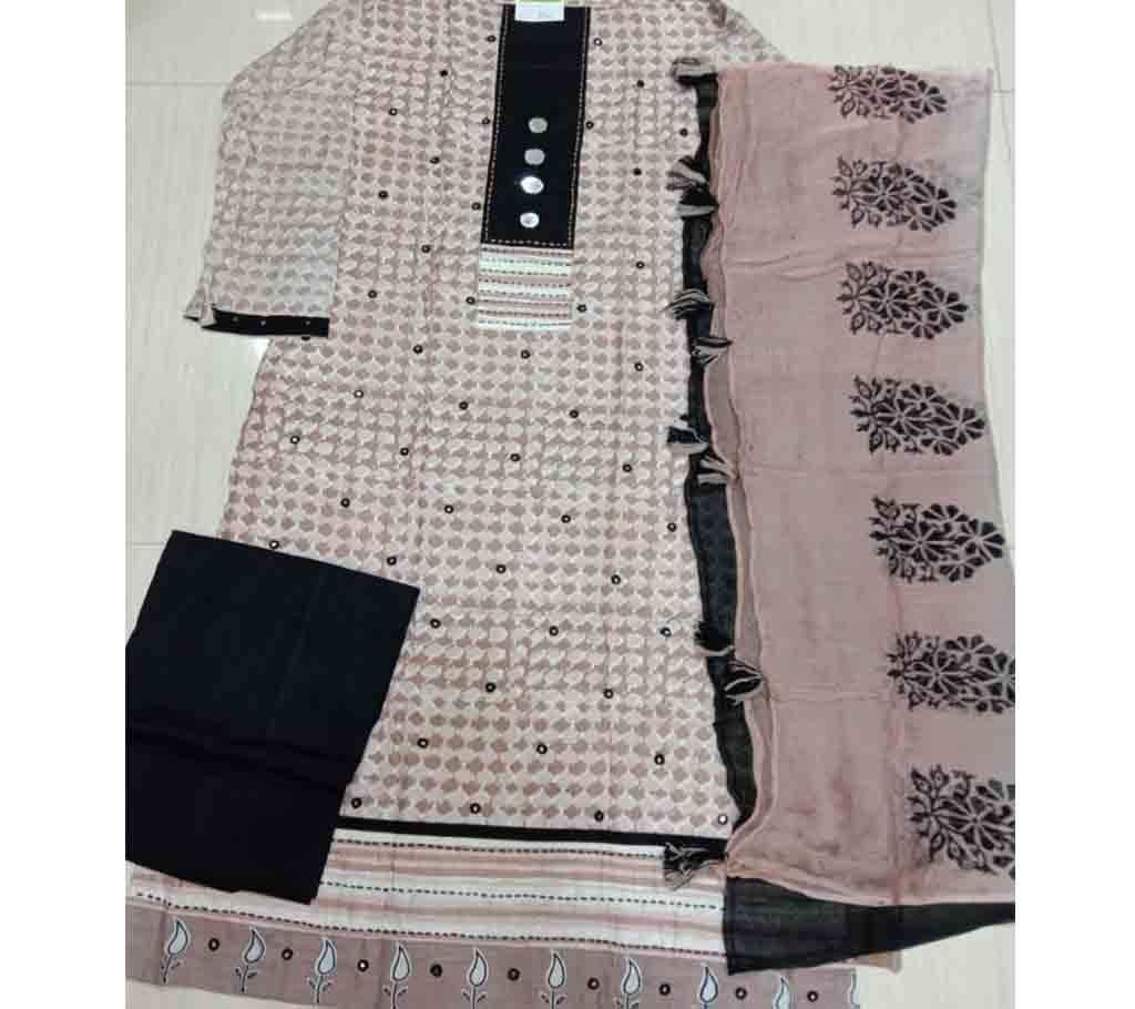 Unstitched 3Pcs - D.No-11-1711 - 001 - KST