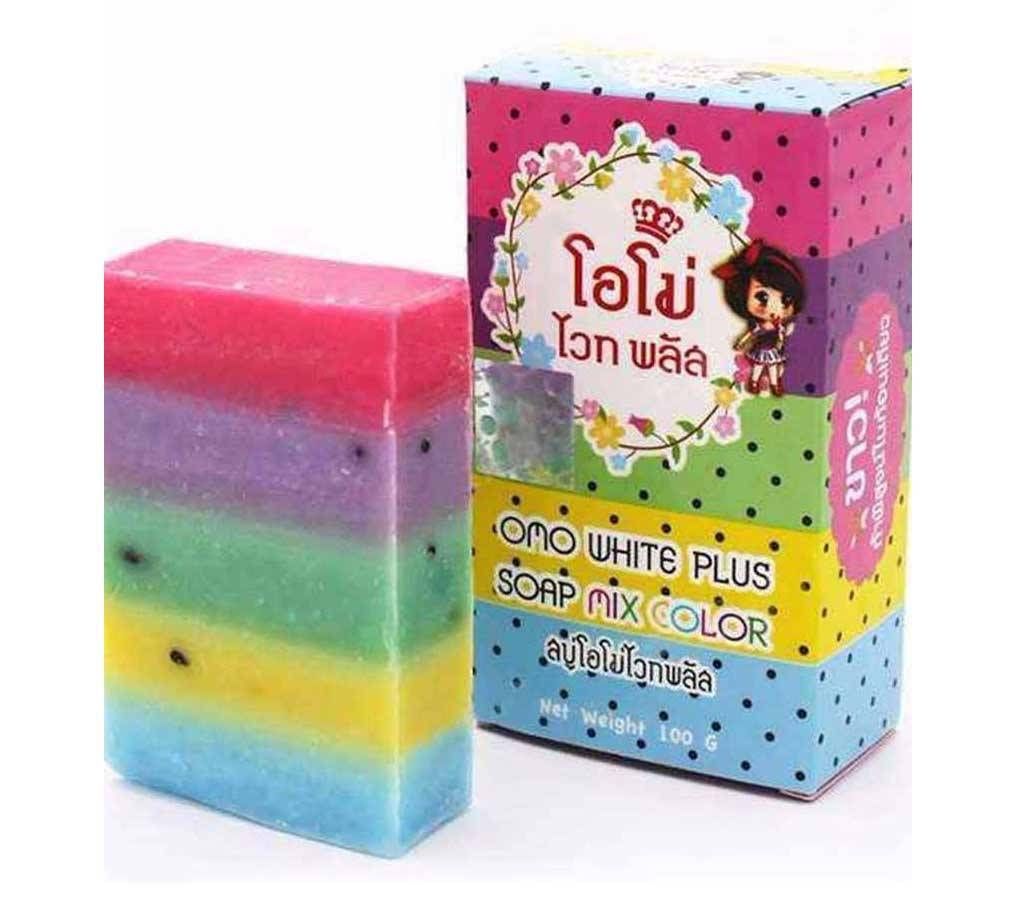 omo white plus soap thailand-100gm-Thailand 