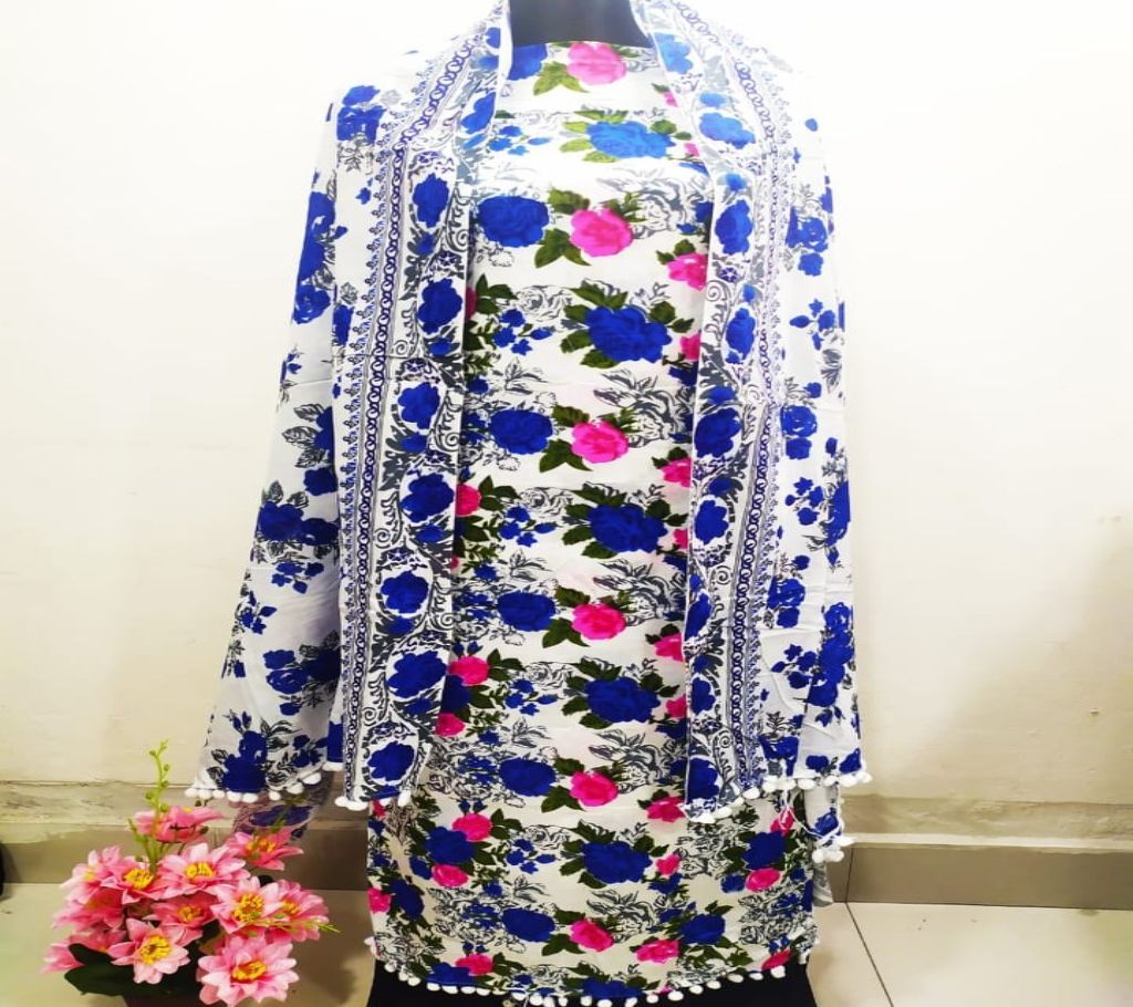 Skin Print Cotton Four Piece 118