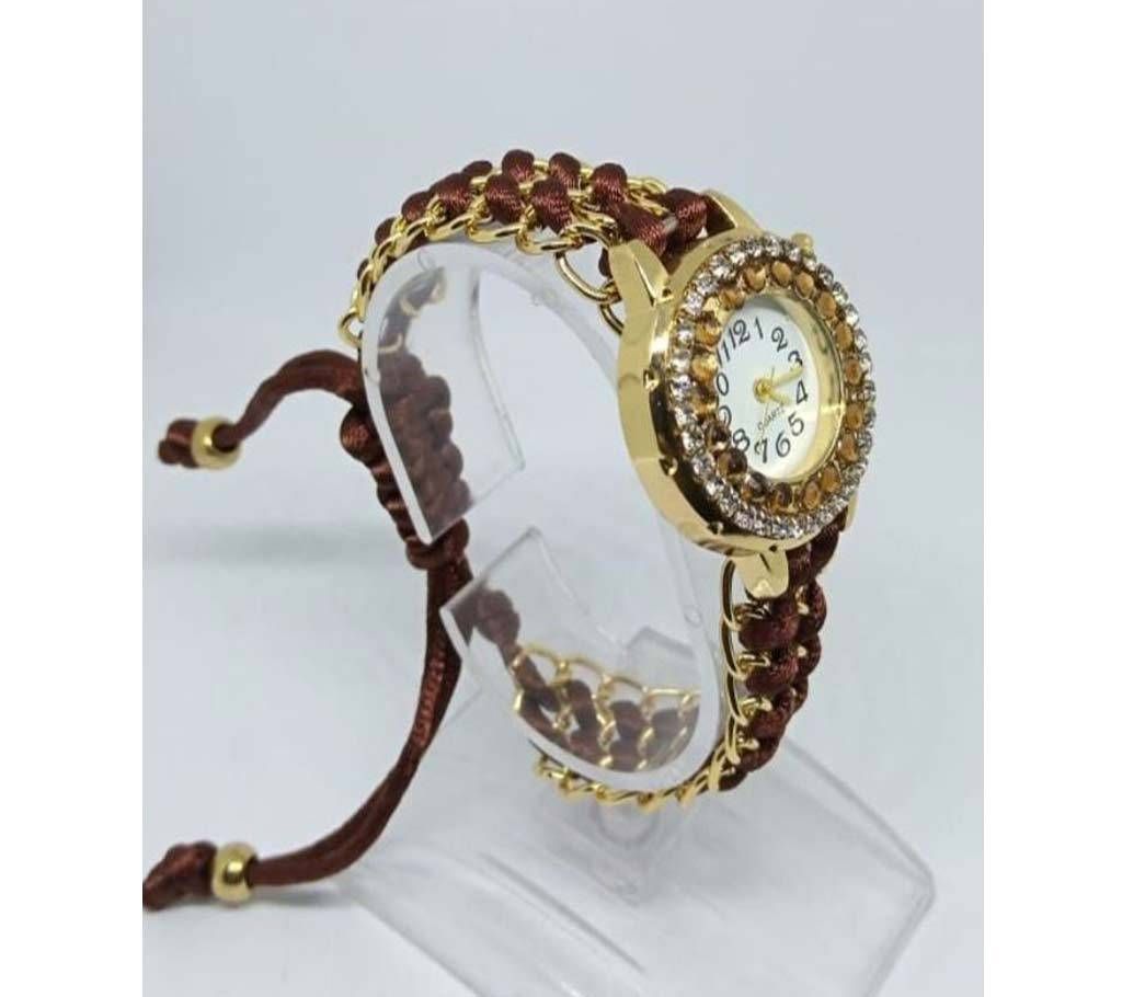 Women's Wrist Watch-Chocolate