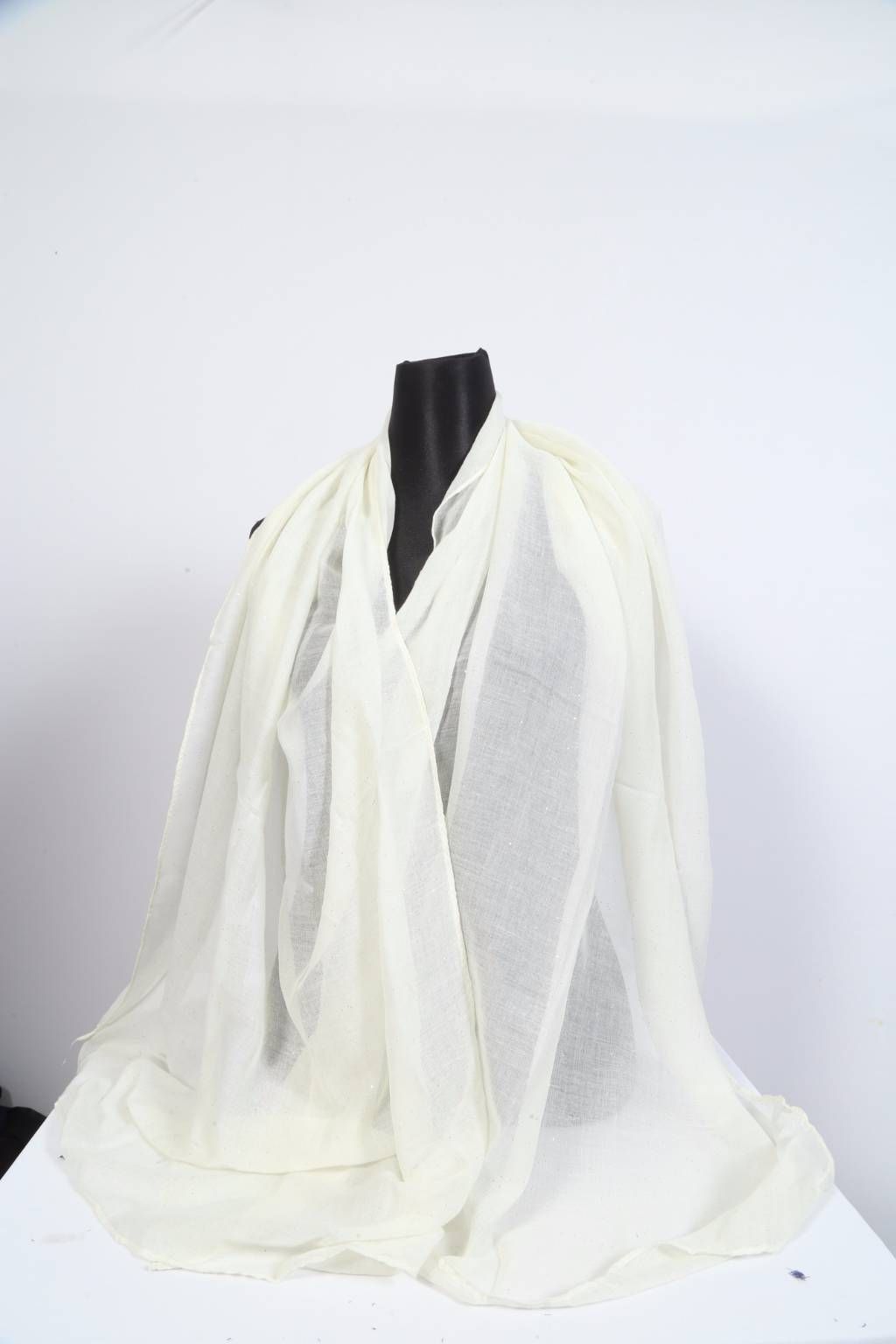 White Color Cotton Hijab