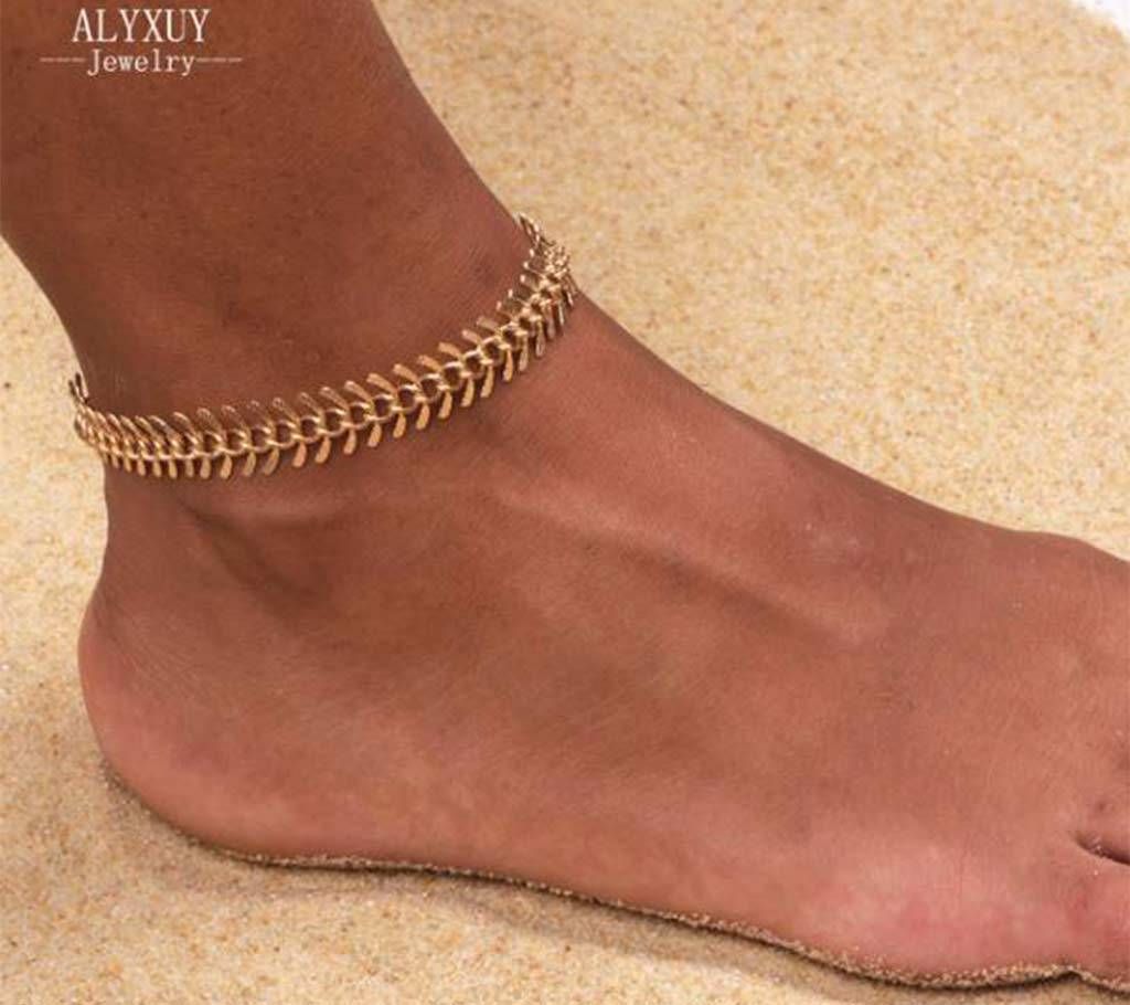 palm leaf anklet