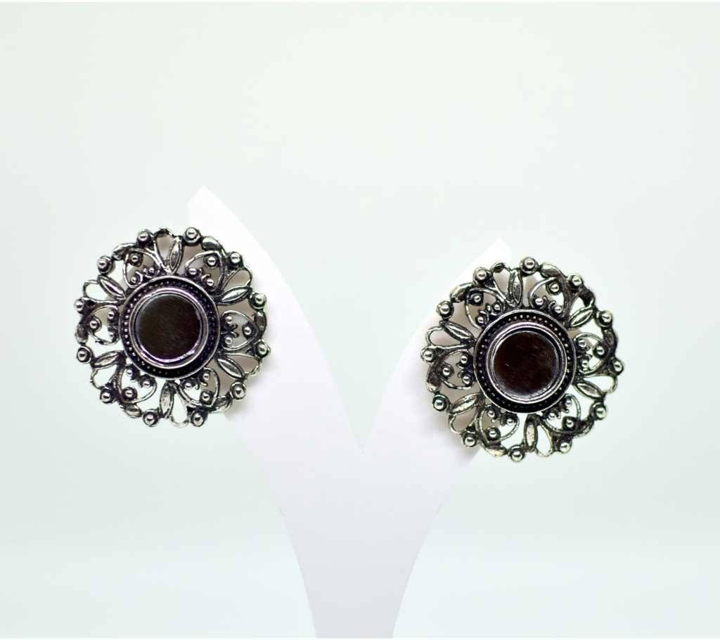 Flower Mirror Stud Earring (by Zylph - EFMS)