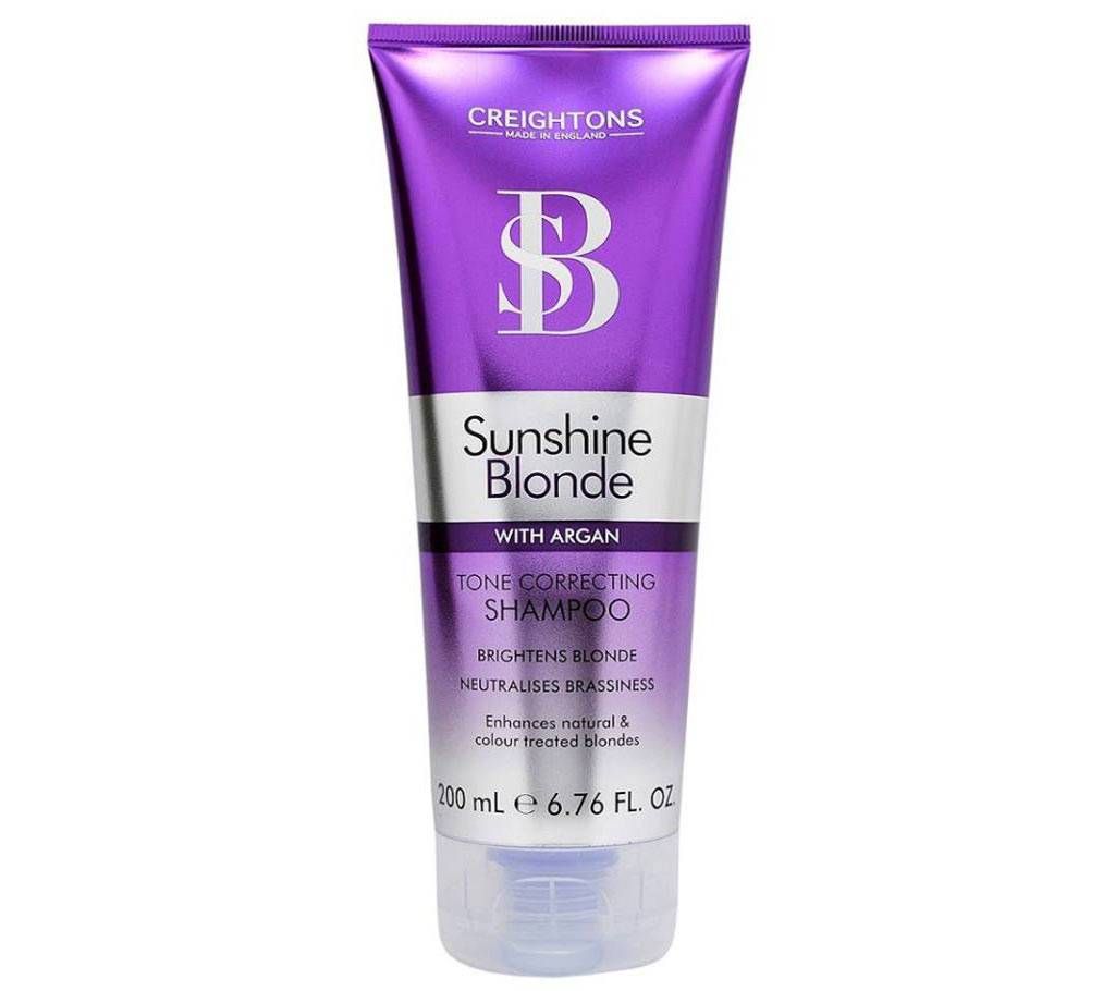 Creightons Sunshine Blonde Tone Correcting Shampoo 200ml (UK)
