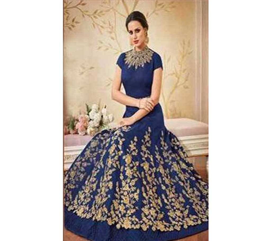 Semistitched Indian Toshor Long Party Suit (Copy)
