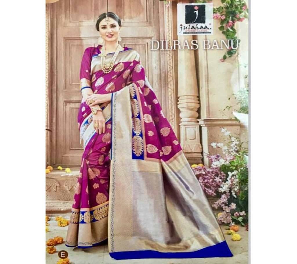 santosh Indian Julaha tosor katan sharee with blouse piece 
