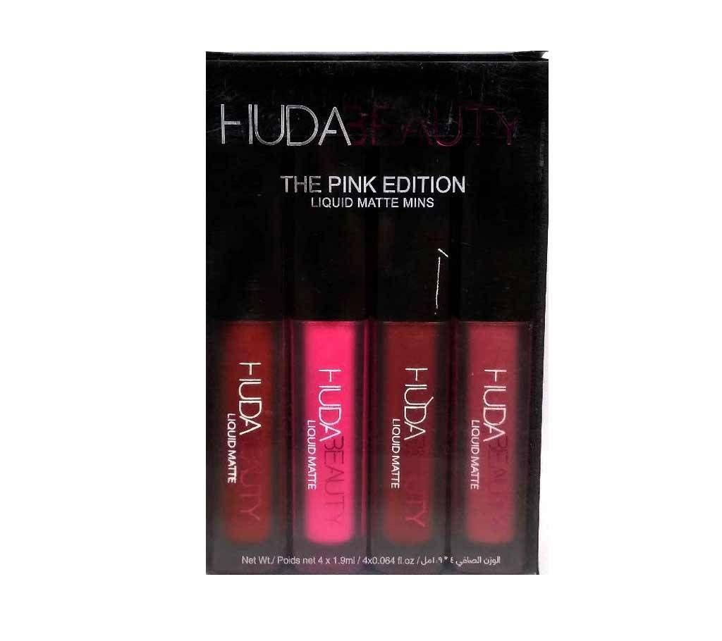 HUDA BEAUTY Liquid Matte Minis - The Pink Edition Lipstick Malaysia
