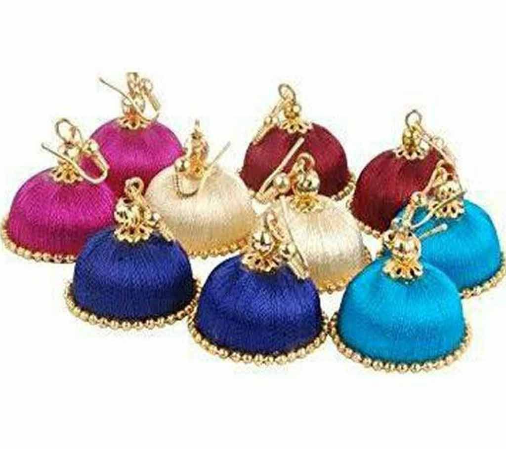 silk jhumka