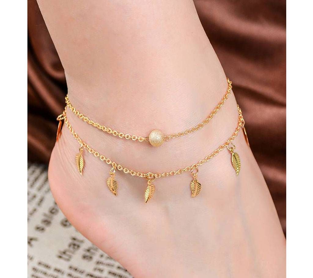 My Love Leaf Chain Anklet or Bracelet