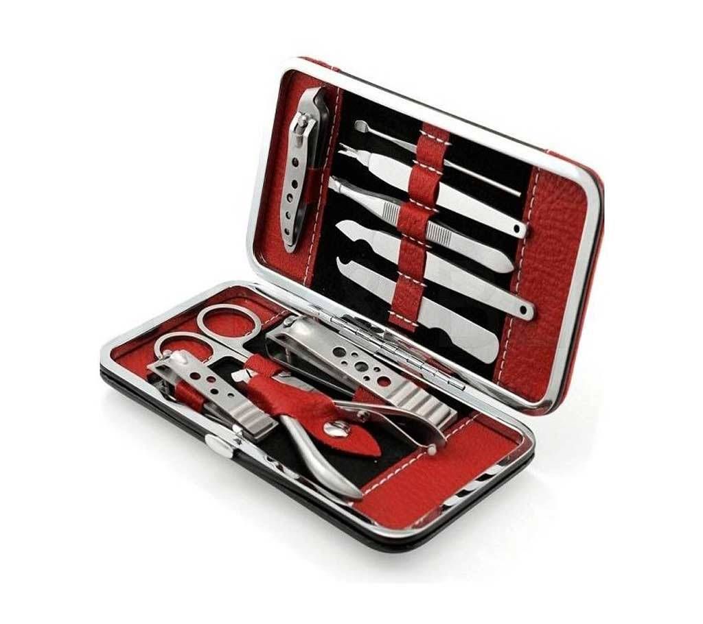 Manicure/Pedicure Set Nail Clippers Cleaner Cuticle Grooming Kit Case