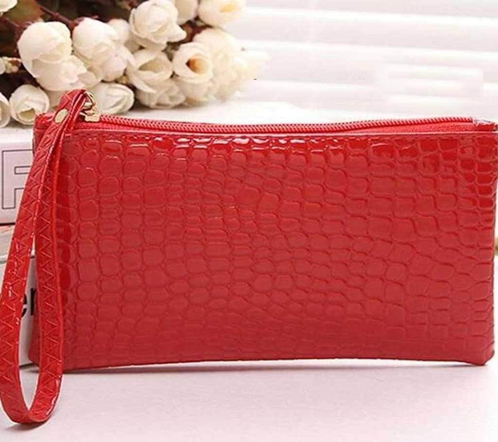 Mini Crocodile Purse Red