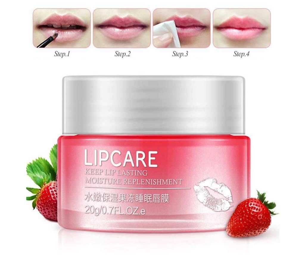 BIOAQUA Strawberry Lip Sleeping Mask Exfoliator Lip balm 20g China