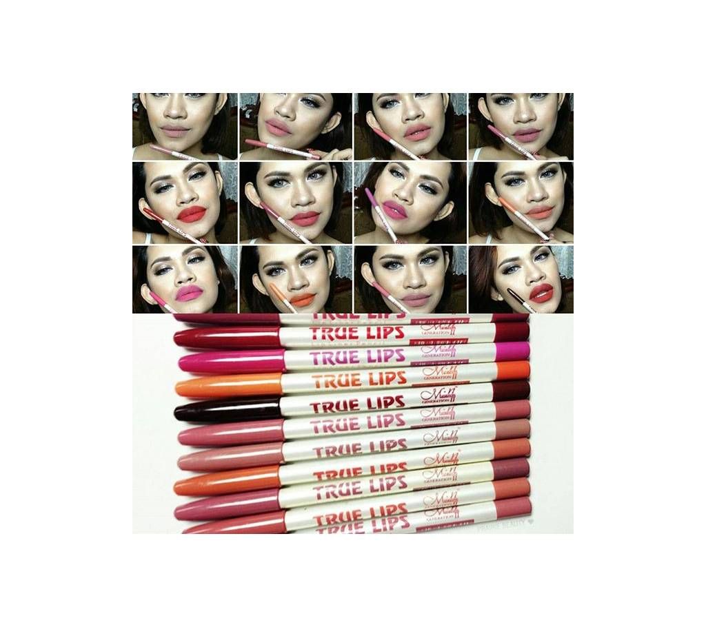 TRUE LIPS Lip liner Pencil - China - 12 pcs 