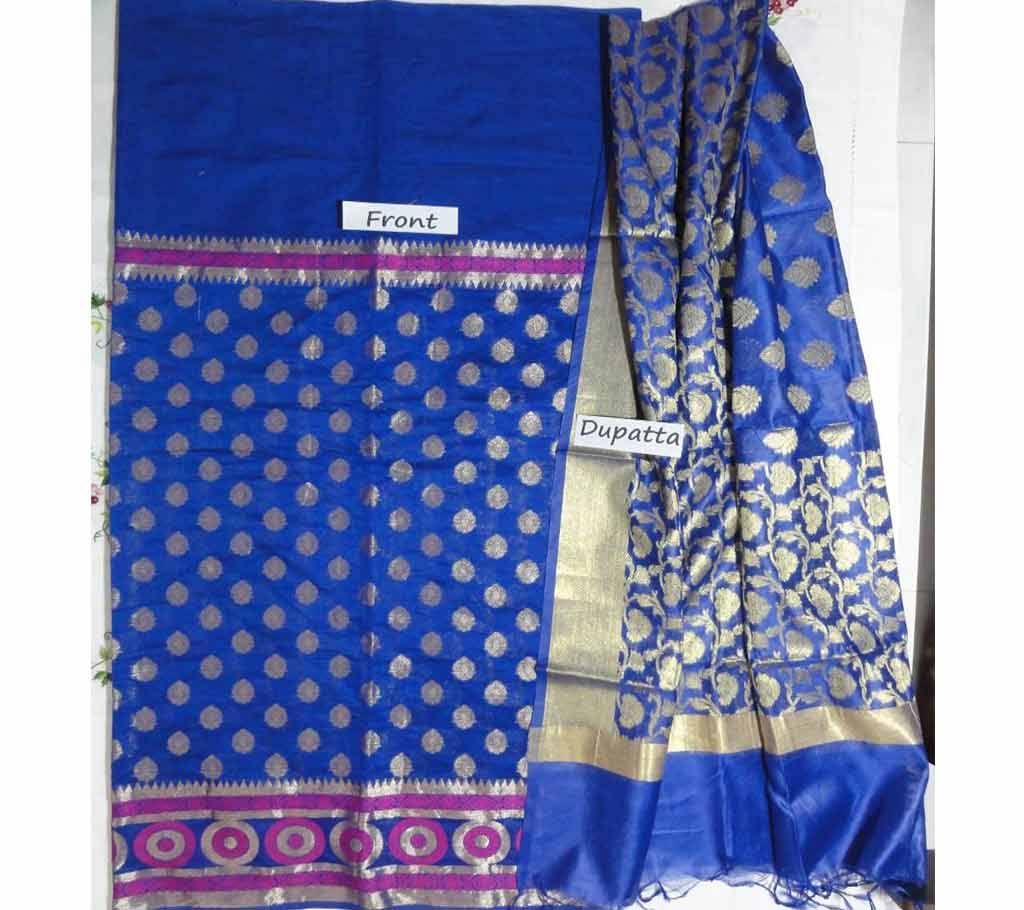 Unstitched Half Silk Katan Two Piece 