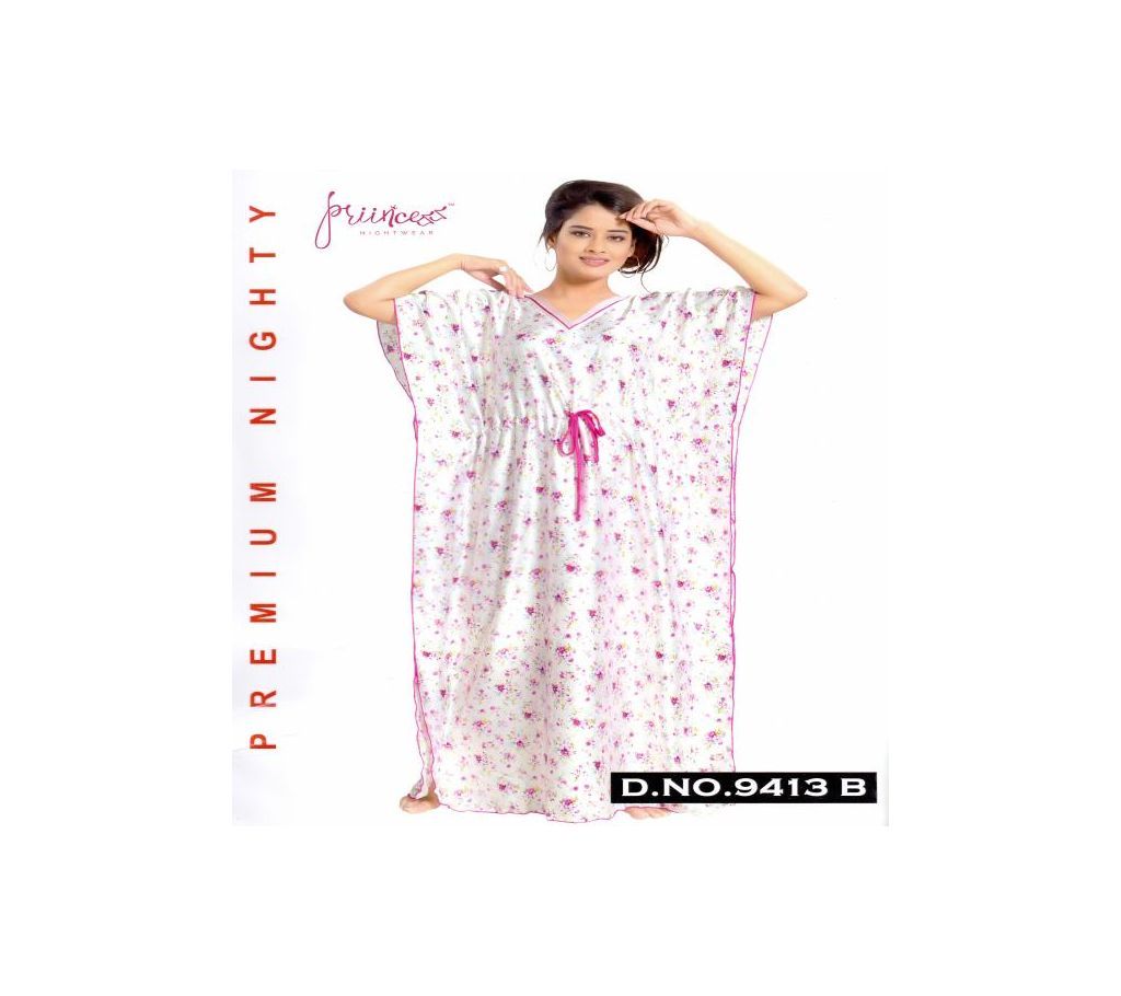 Fashionable Satin Kaftan