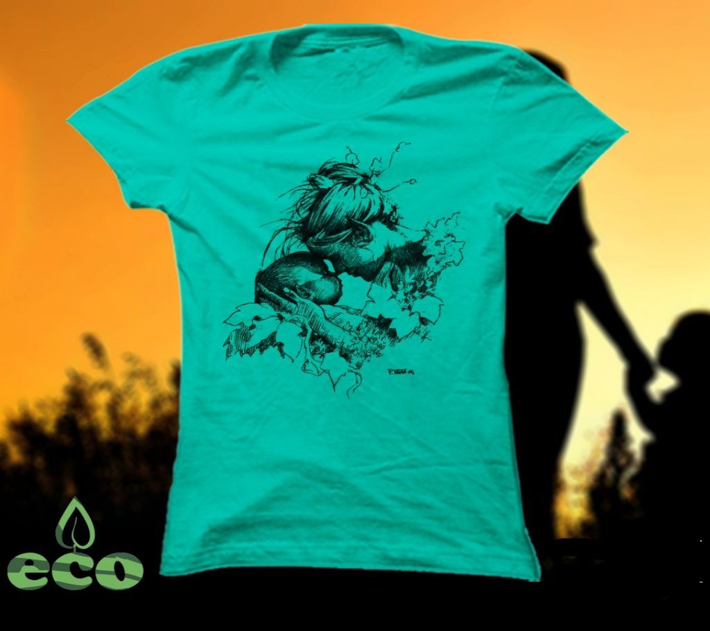Child Moom Ladies T-shirt