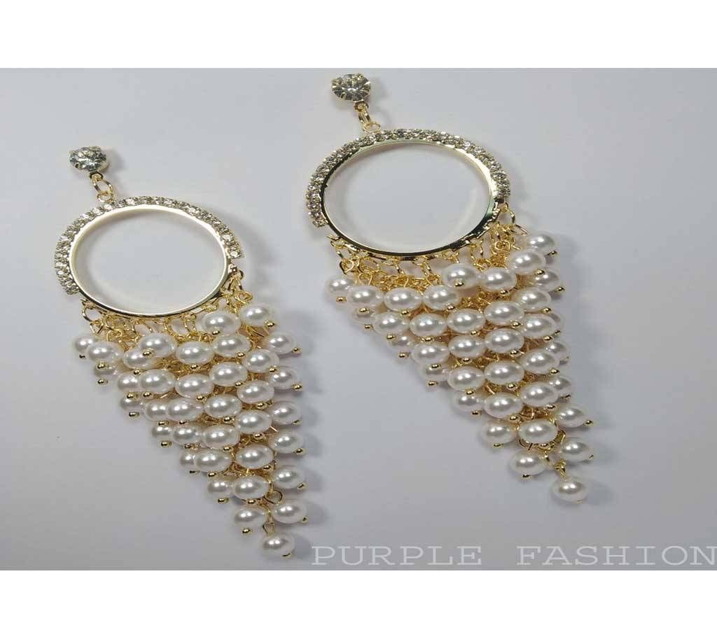 German Silver Stud Earring - Gold