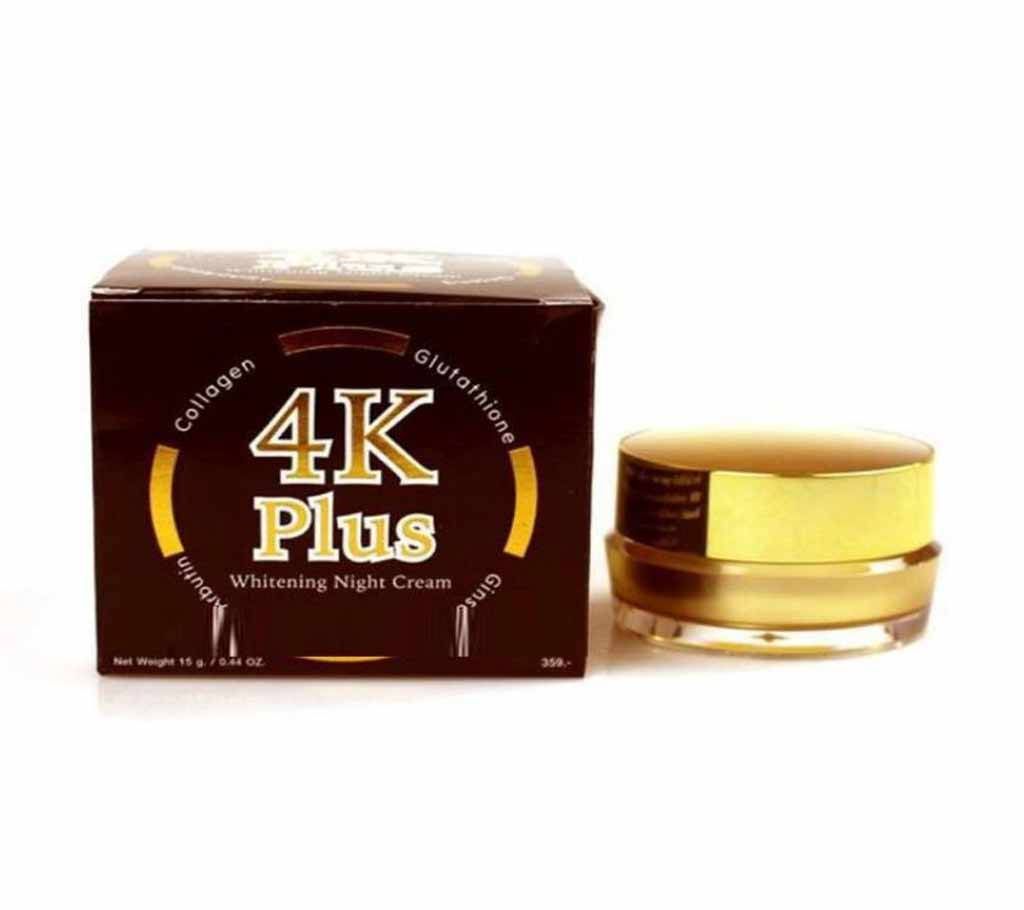 4K Plus Whitening Night Cream-15gm-Thailand 