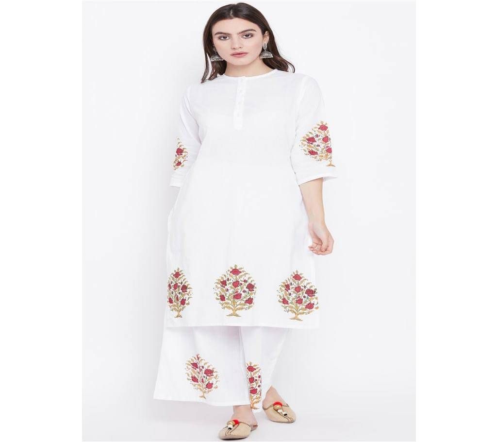 Latest Block Printed Salwar Kameez for Women st-57