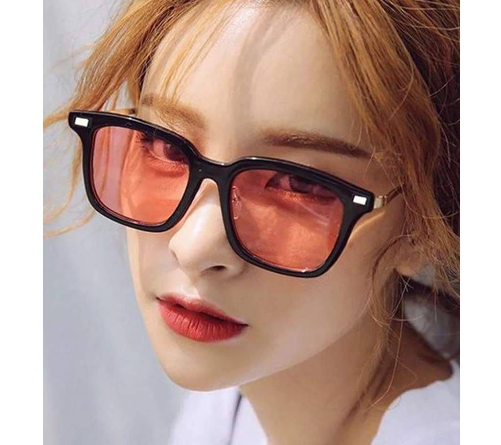 Black And Red Sunglasses For Women with Stylish Box
