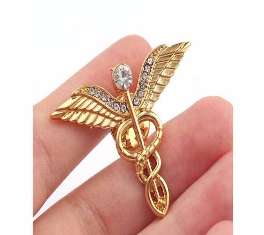Gold Color Crystal  Brooch  Pin For Women