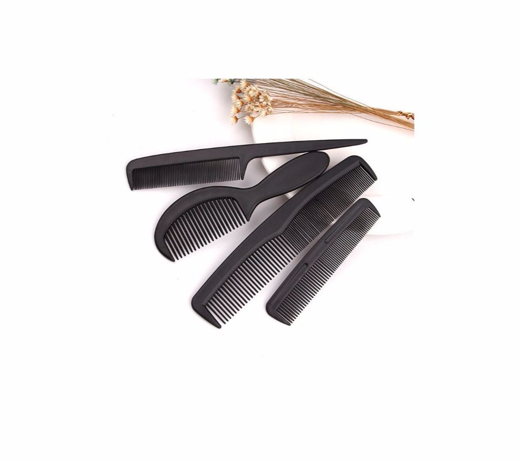 4 Style Professional Haircut Straight Hair Comb