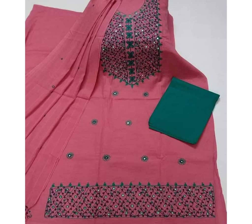 Unstitched Ary Hand work with Ambrodary Shalwar Kameez for Women-19