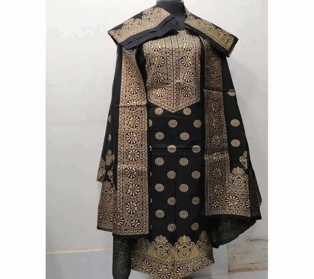 Katan Skin Print Cotton Shalwer Kameez for Women-3