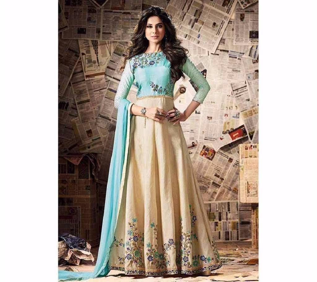Semi-stitched Embroidery Georgette Long (Copy)