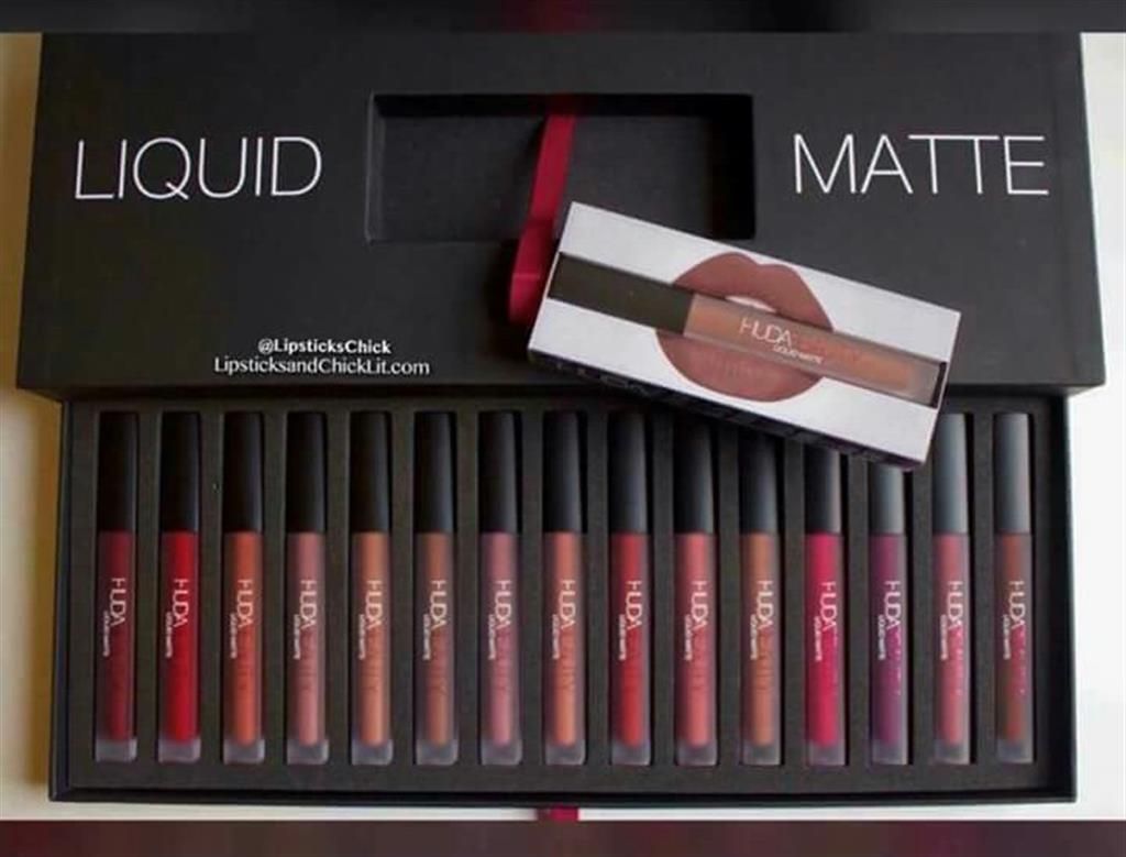 HUDA BEAUTY Matte Lipstick Set-12 Piece 