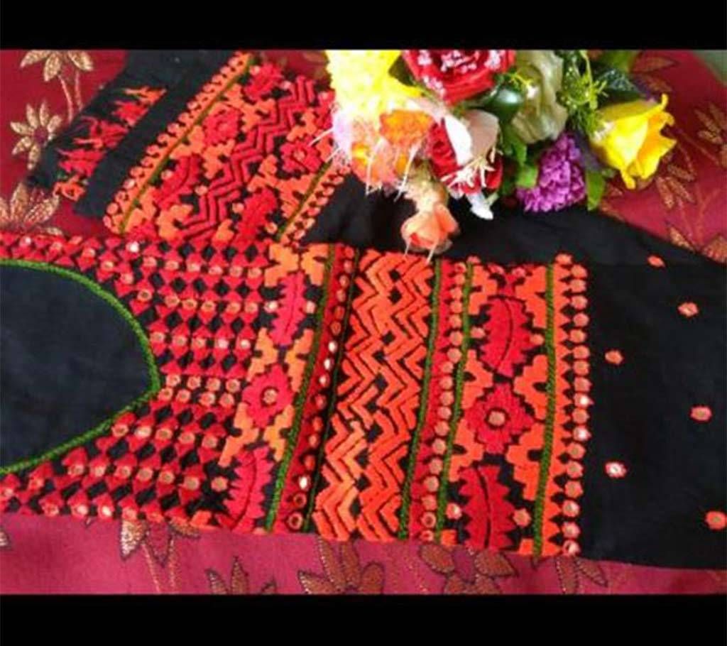 Unstitched Hand Worked Single Kameez