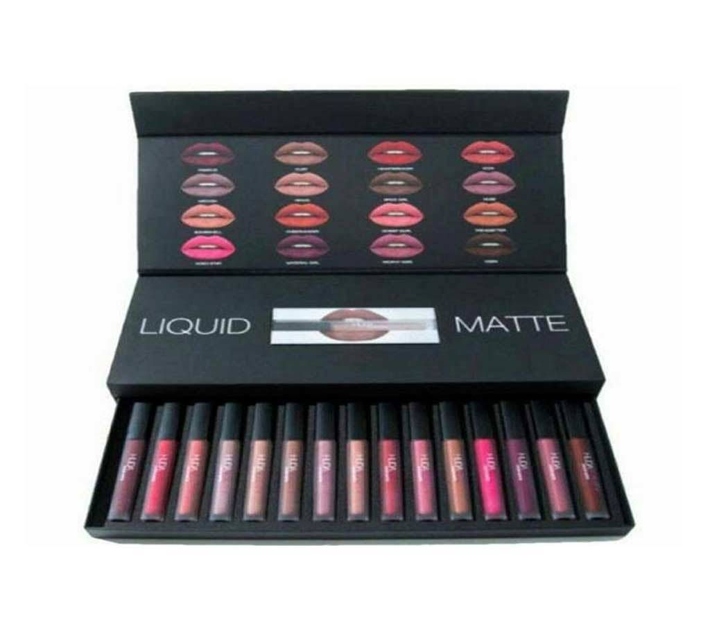 Huda beauty Liquid Matt Lipstick - 16pcs (Malaysia)