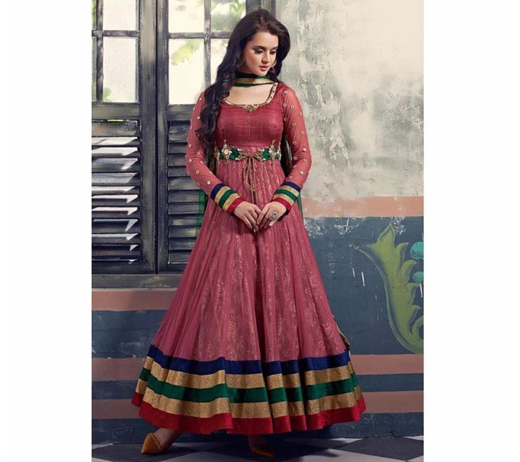 Semistitched Georgette Anarkali Long Party Suit (Copy)