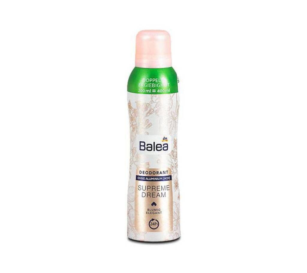 Balea Supreme Dream Body Spray for women 200 ml = 400ml (Germany)
