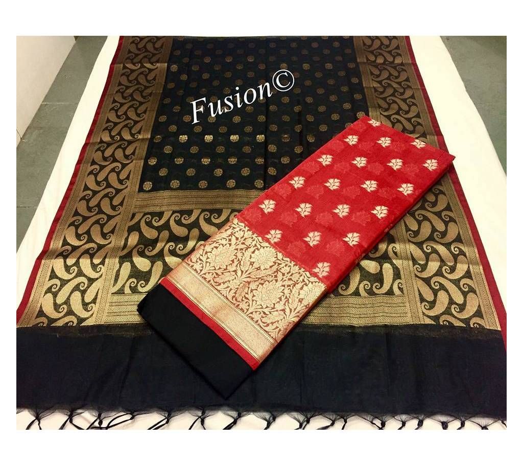 Cotton Silk Bottom Saree