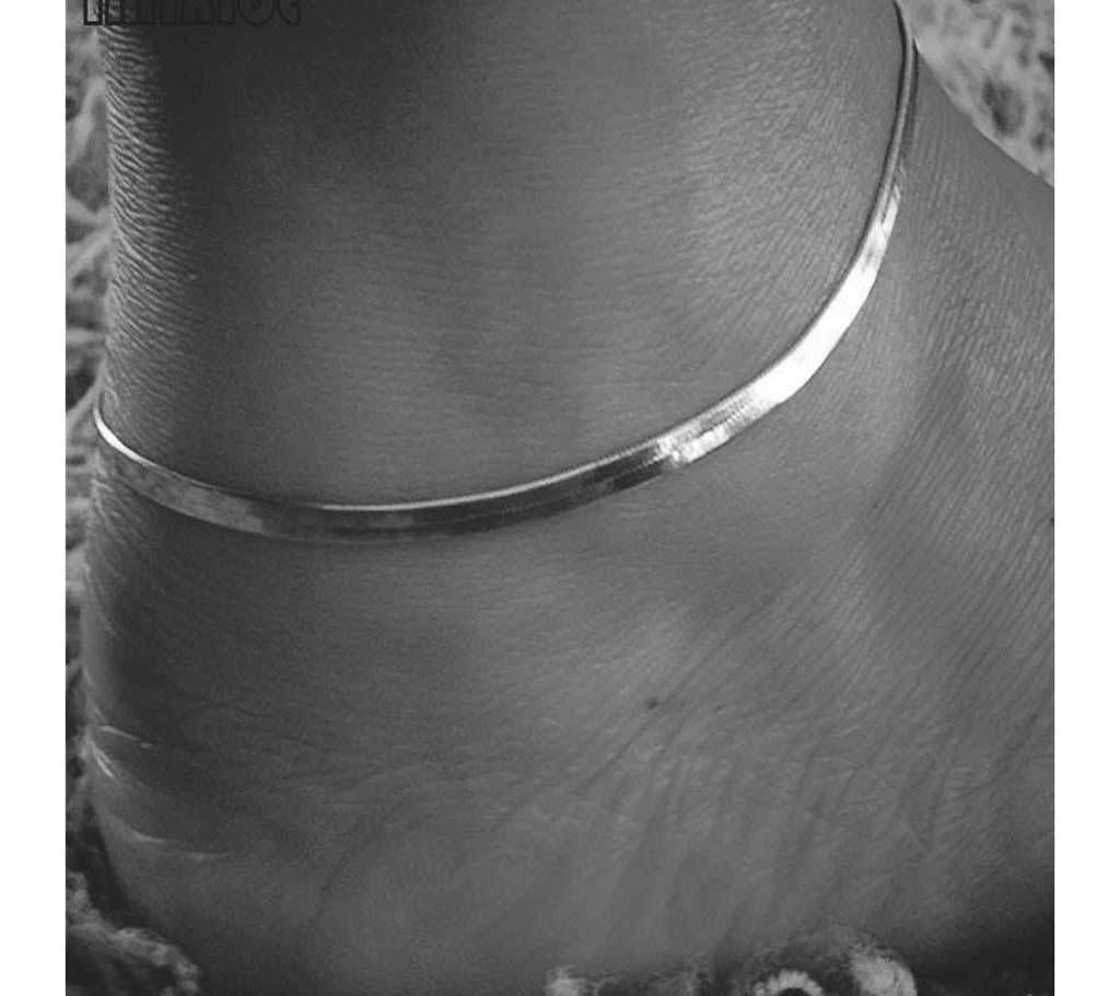 925 Italy silver anklet