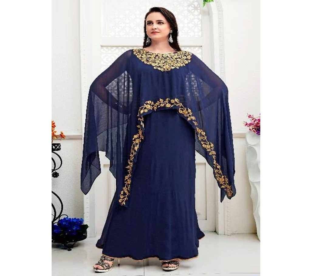 Unstitched Georgette Cape Three-Piece (Copy)