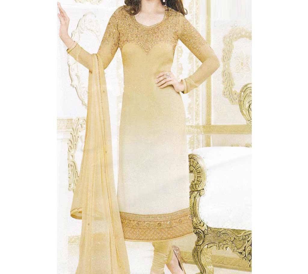Indian semistitch embroidery cotton three ps - copy