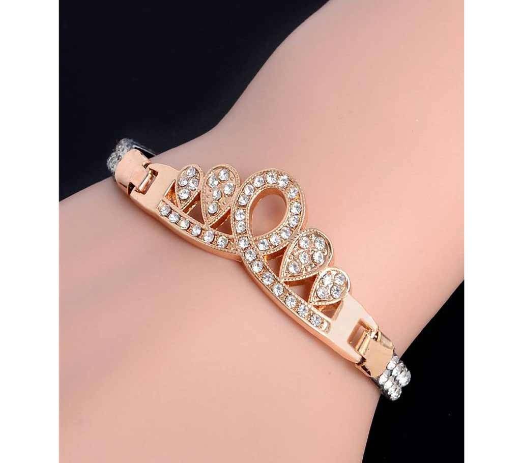Fine gold Color CZ Crystal Bracelets