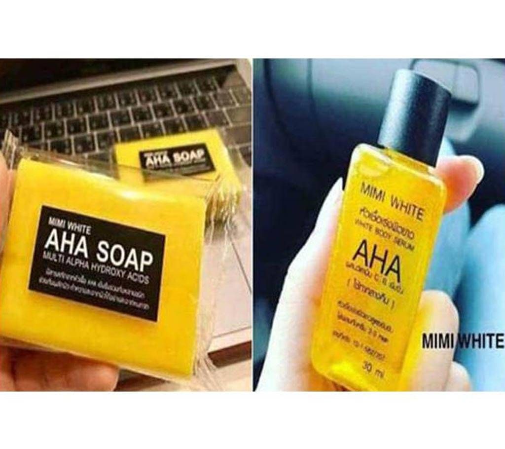 Aha AHA WHITENING BOOSTER SOAP & Serum