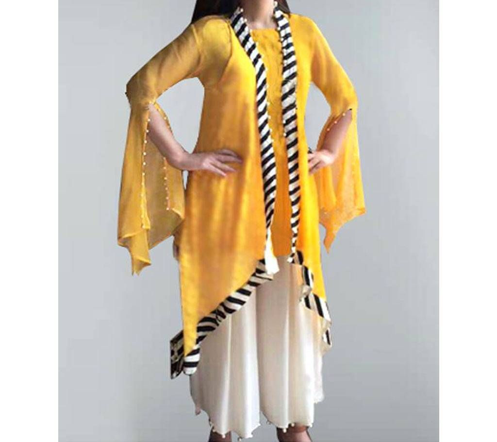Two piece casual design kurti for women's wear 