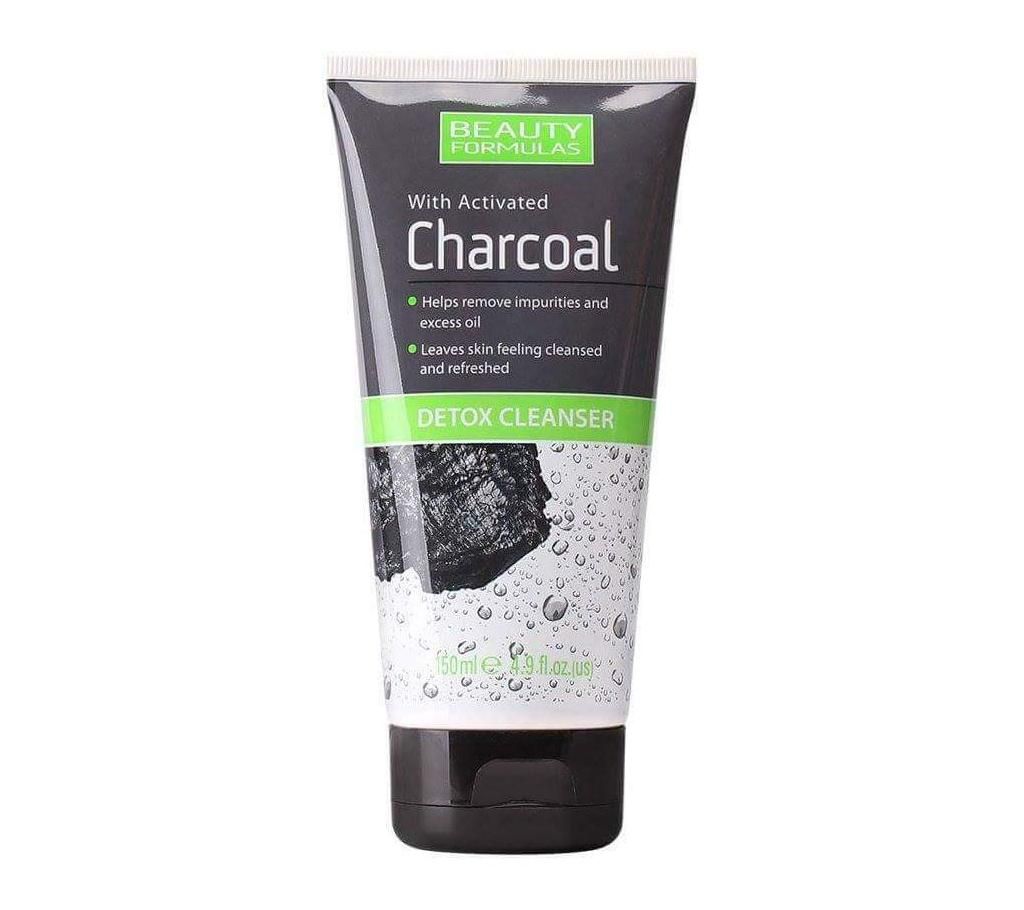 Beauty Formulas Activated Charcoal Detox Cleanser - UK 