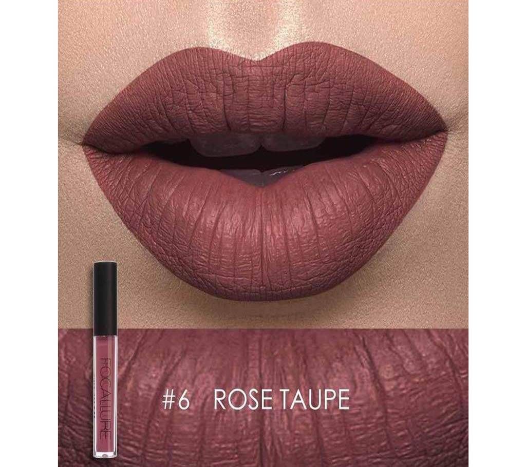 FOCALLURE Matte Liquid Lipstick #06 Rose Taupe China 