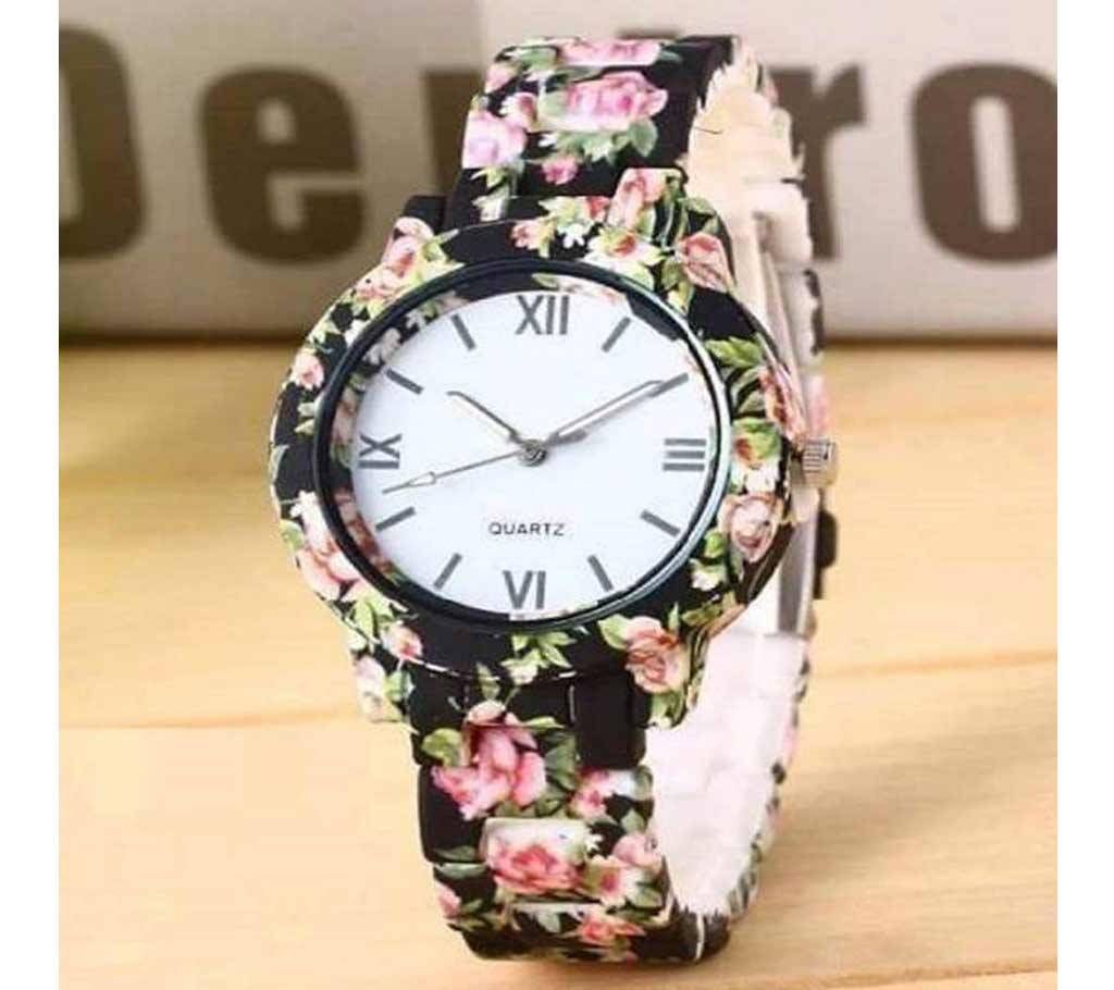 Floral Print Ladies Restowatch