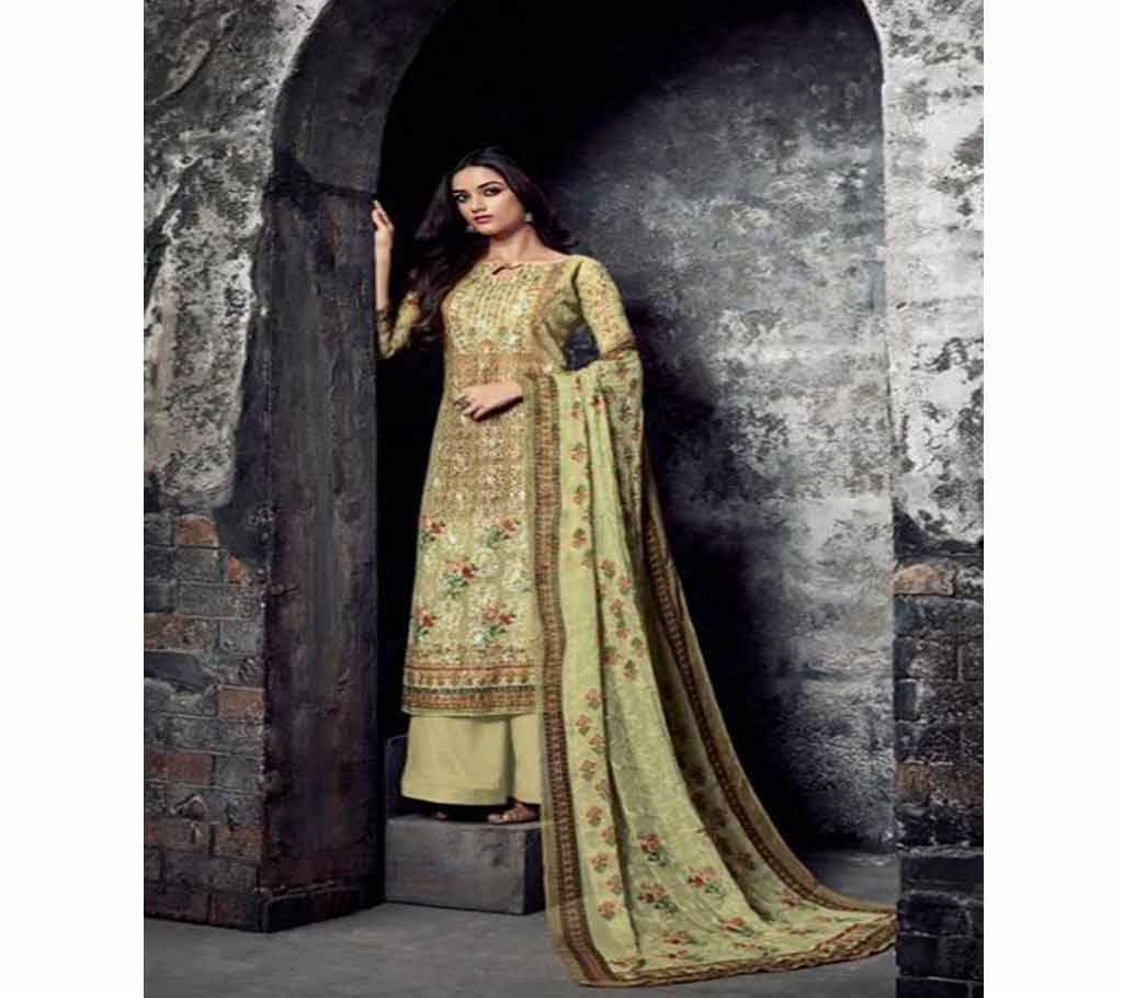 Hansa Husna Ara Vol- 14 Unstitched Three Piece - Copy