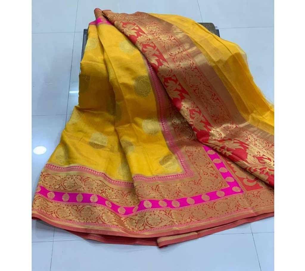 Banarasi Crystal Handloom Weaving Silk