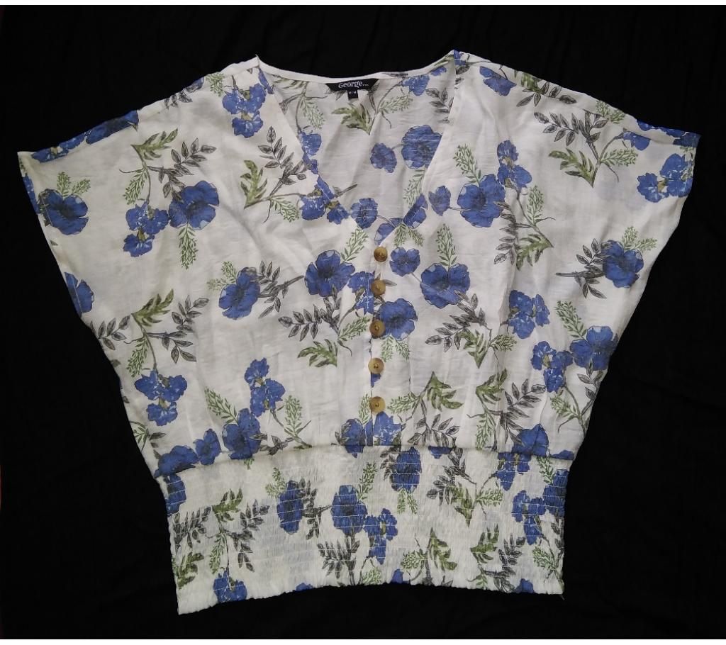 Floral crop Top